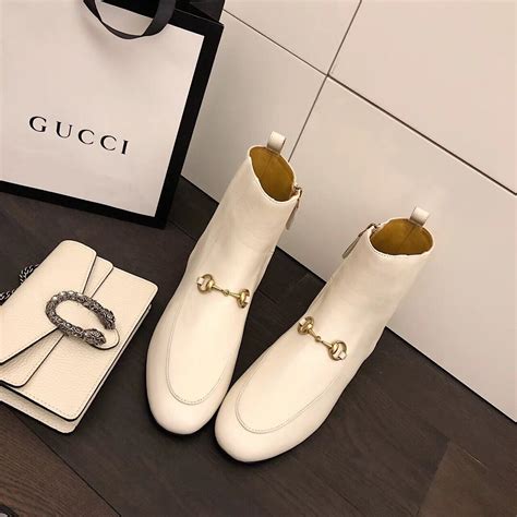 leather mid-heel ankle boot gucci|gucci jordaan leather ankle boots.